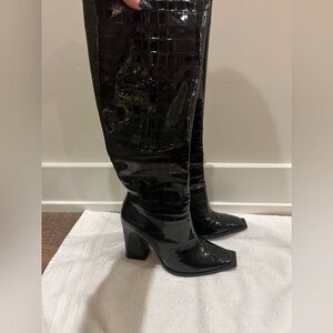 Princess Polly high black boots